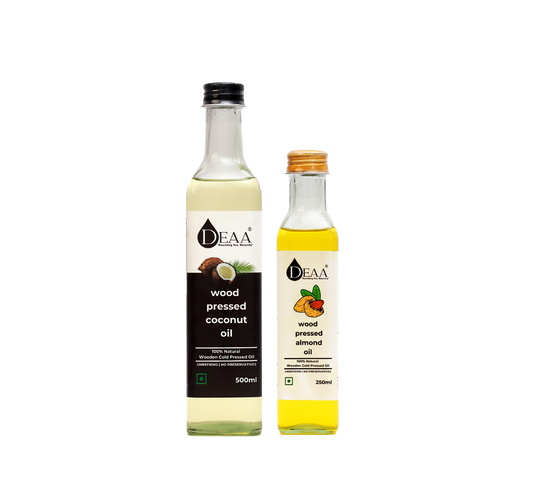 DEAA Combo 500ml Coconut Oil + 250ml Almond Oil