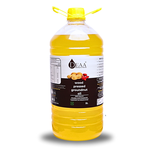 Wood-Pressed Groundnut Oil 5Ltr