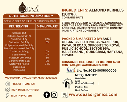 DEAA California Almonds – A Taste of Sunshine in Every Bite