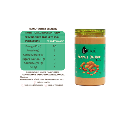 Save More With DEAA Combos 700g Peanut Butter Crunchy + 200g Pumpkin Seeds + 200g Flax Seeds