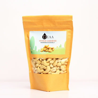 DEAA Premium Cashew Nuts - Creamy Indulgence, Naturally Superior