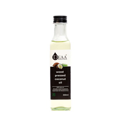 DEAA Wood-Pressed Coconut Oil 100% Pure, Natural & Chemical Free