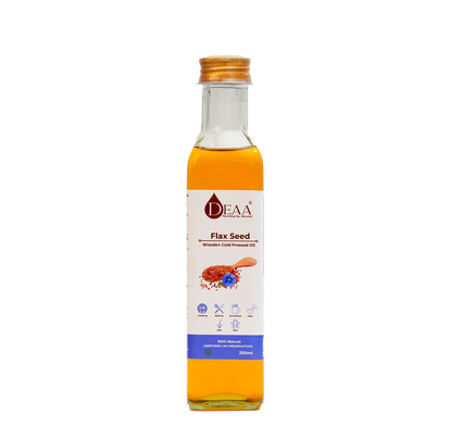 DEAA Wood-Pressed Flaxseed Oil 100% Pure, Natural & Chemical Free