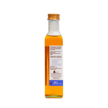 DEAA Wood-Pressed Flaxseed Oil 100% Pure, Natural & Chemical Free