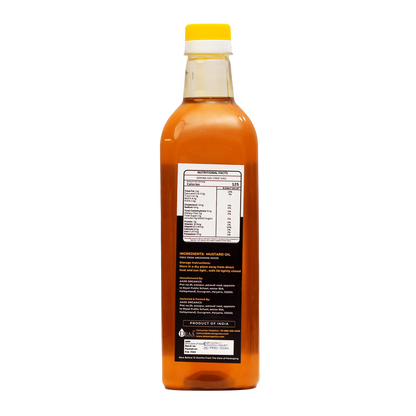 DEAA Wood-Pressed Black Mustard Oil - Pure, Bold, and Nutrient-Rich (1Ltr.)