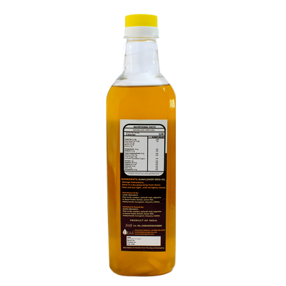 DEAA Wood-Pressed Sunflower Oil - Pure, Rich, and Nutrient-Packed (1Ltr.)