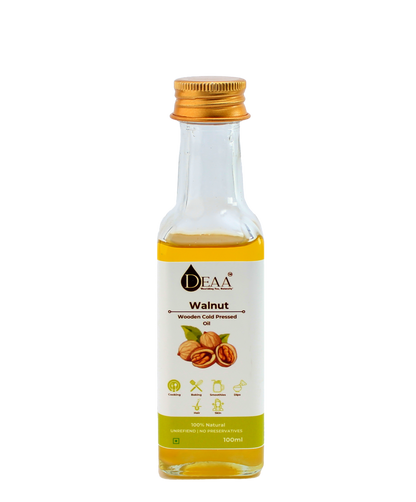 DEAA Wood-Pressed Walnut Oil - 100% Pure, Natural & Chemical Free