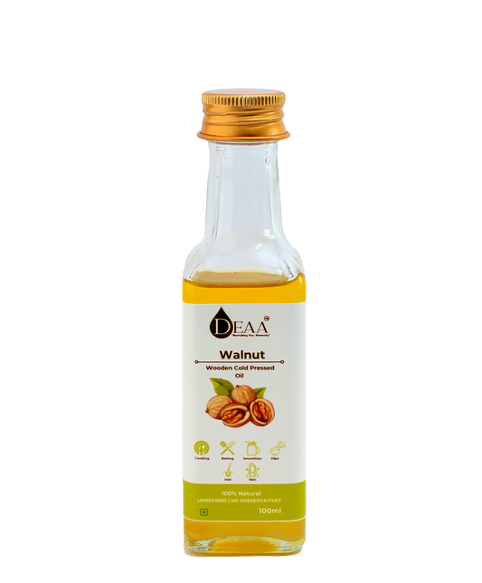 DEAA Wood-Pressed Walnut Oil - 100% Pure, Natural & Chemical Free